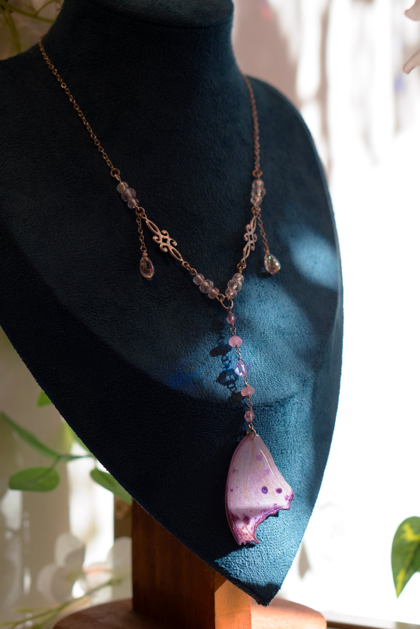 Mother Of Pearl Butterfly necklace