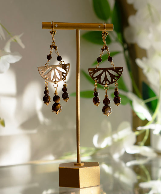Tigers Eye Earrings