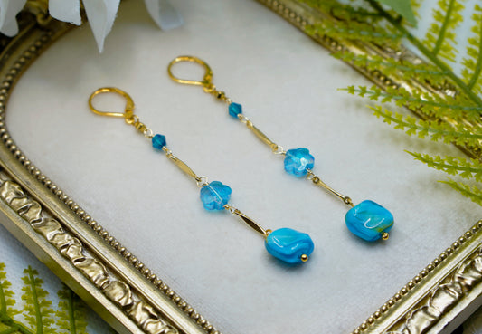 Glass Drops Earrings