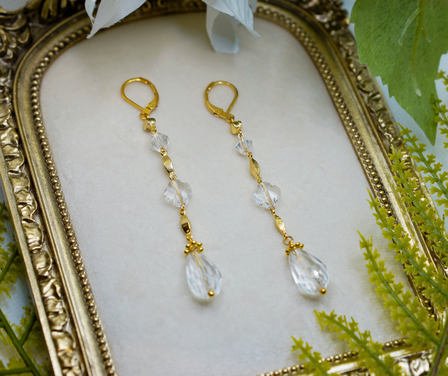 Clear Drops Earrings