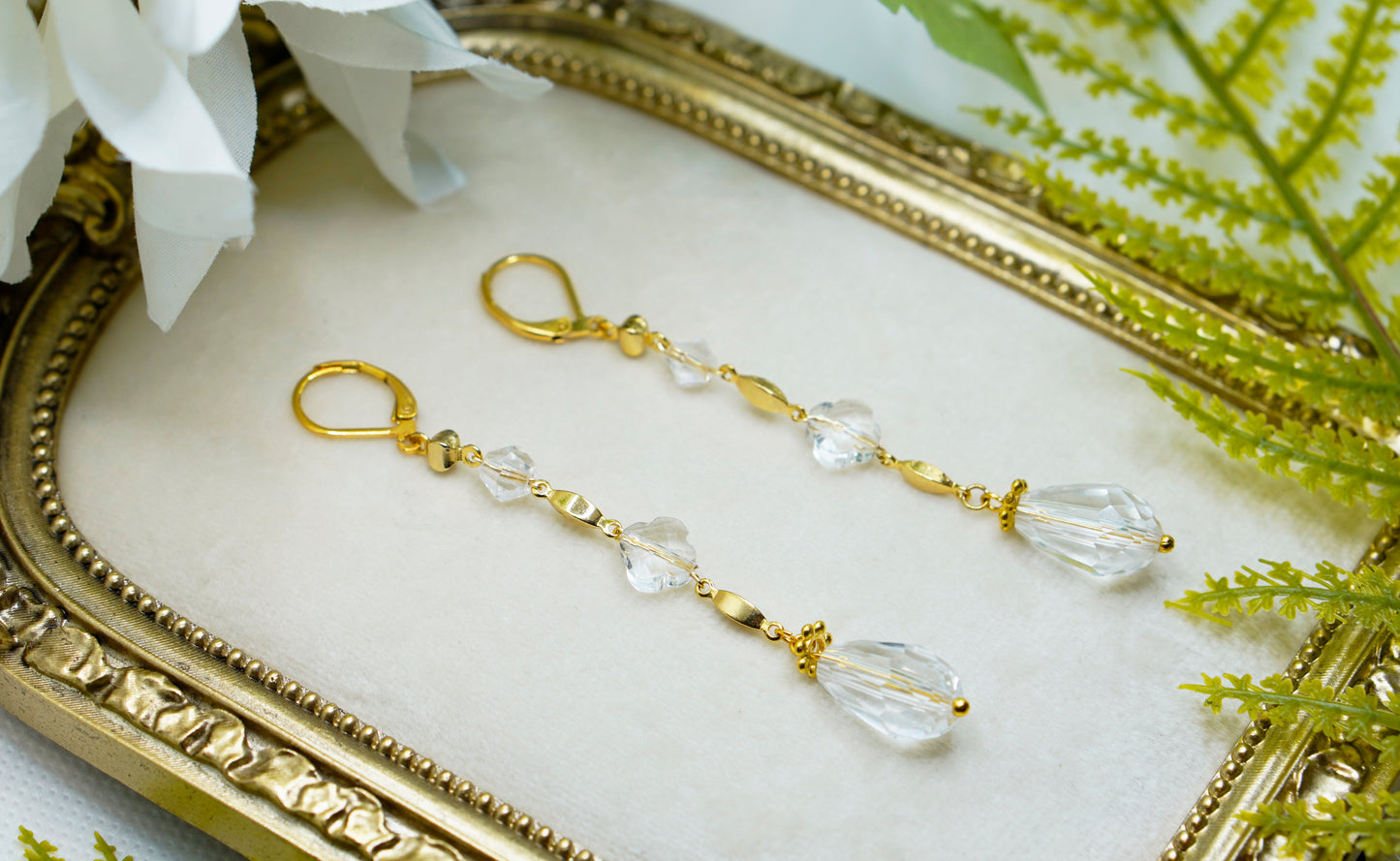 Clear Drops Earrings