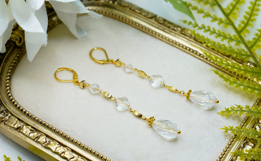 Clear Drops Earrings