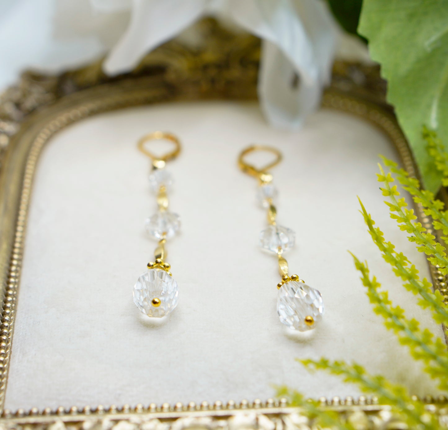 Clear Drops Earrings
