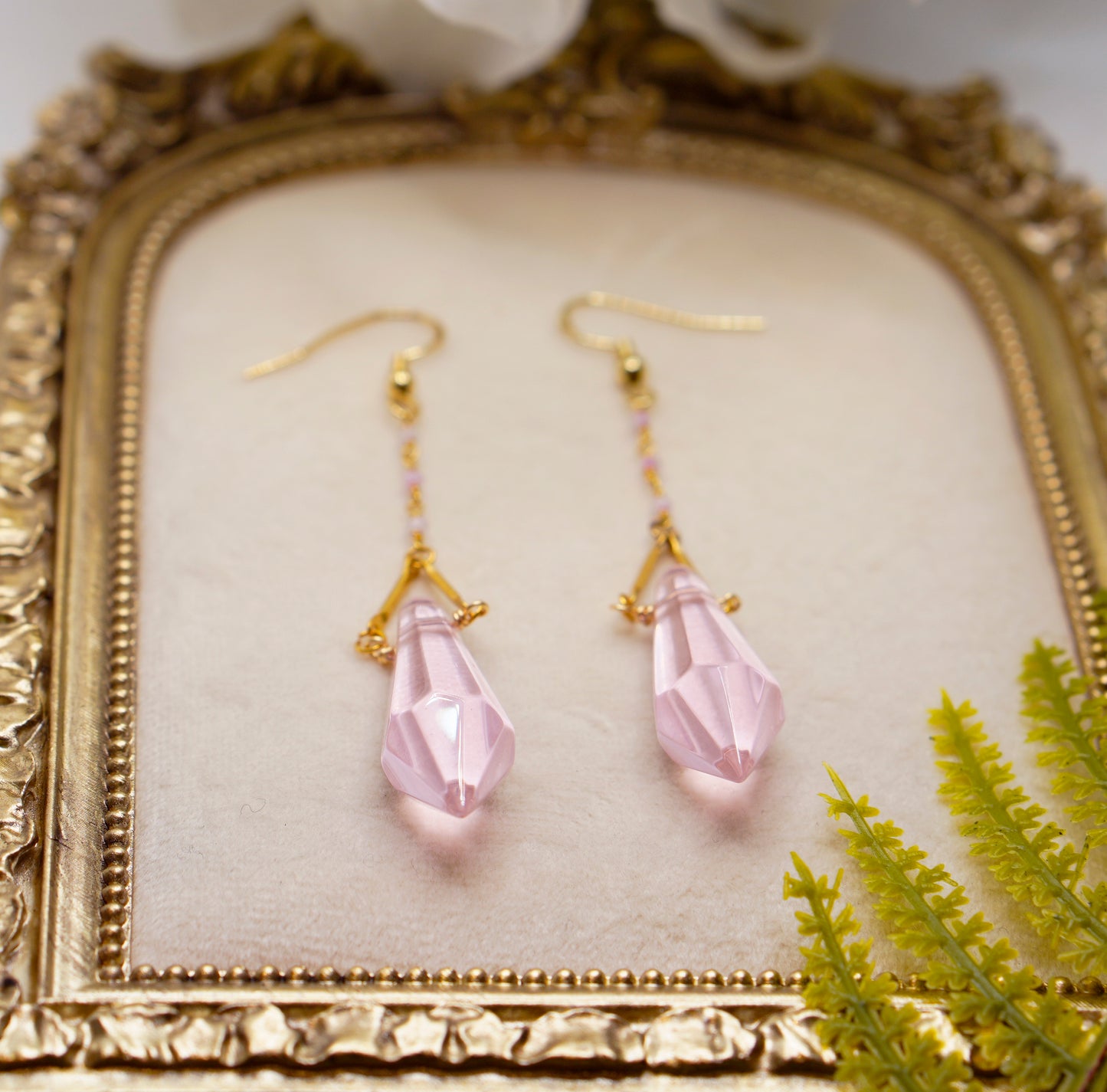Pink Prism Earrings