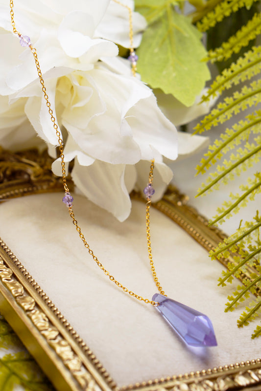 Violet Prism Necklace