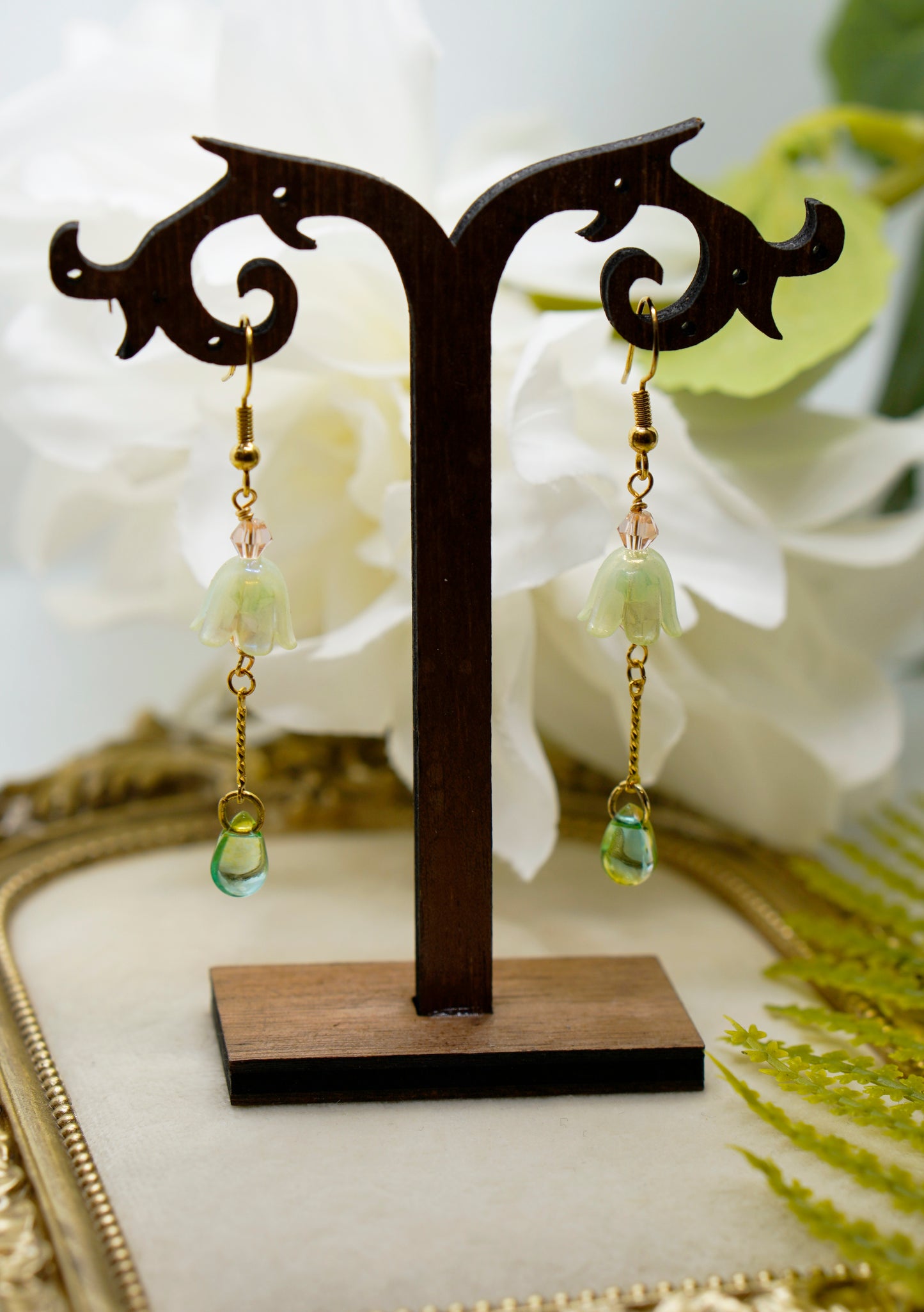 Tiny Flower Fairy Earrings