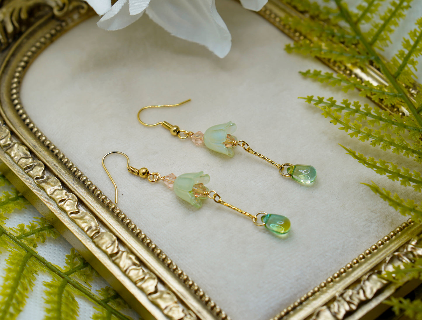 Tiny Flower Fairy Earrings
