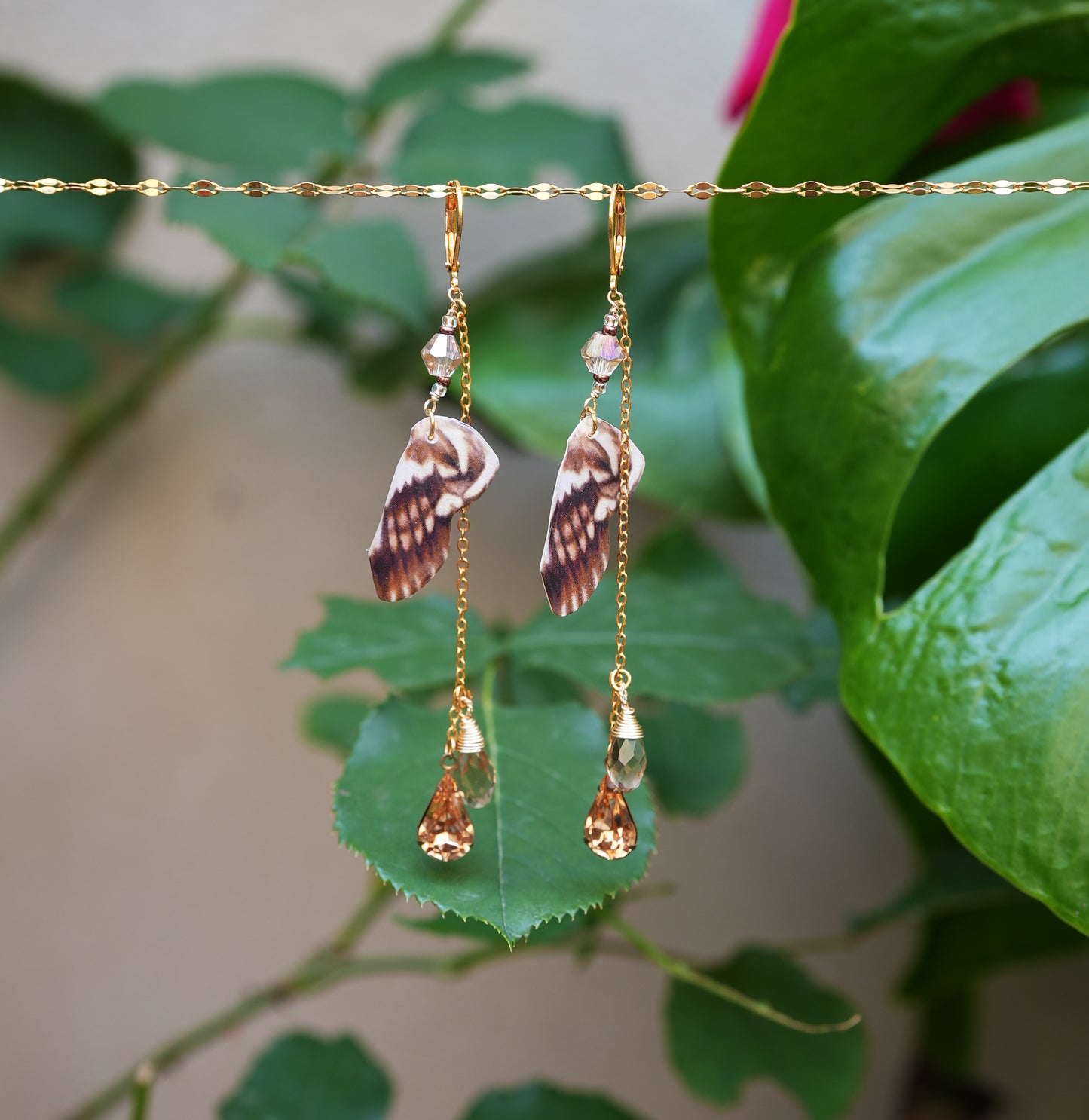 Hawkmoth Fae Earrings