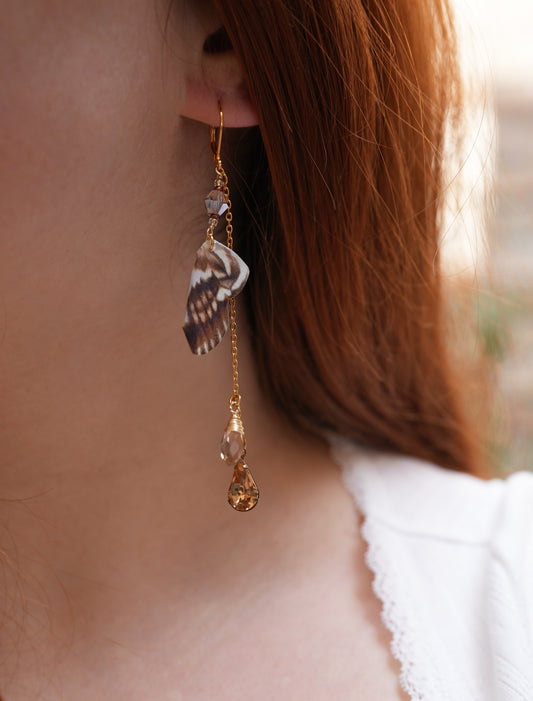 Hawkmoth Fae Earrings