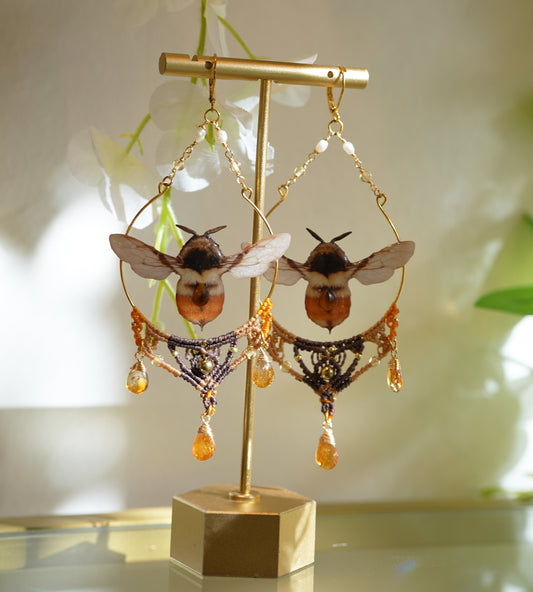 Bumble Bee Earrings