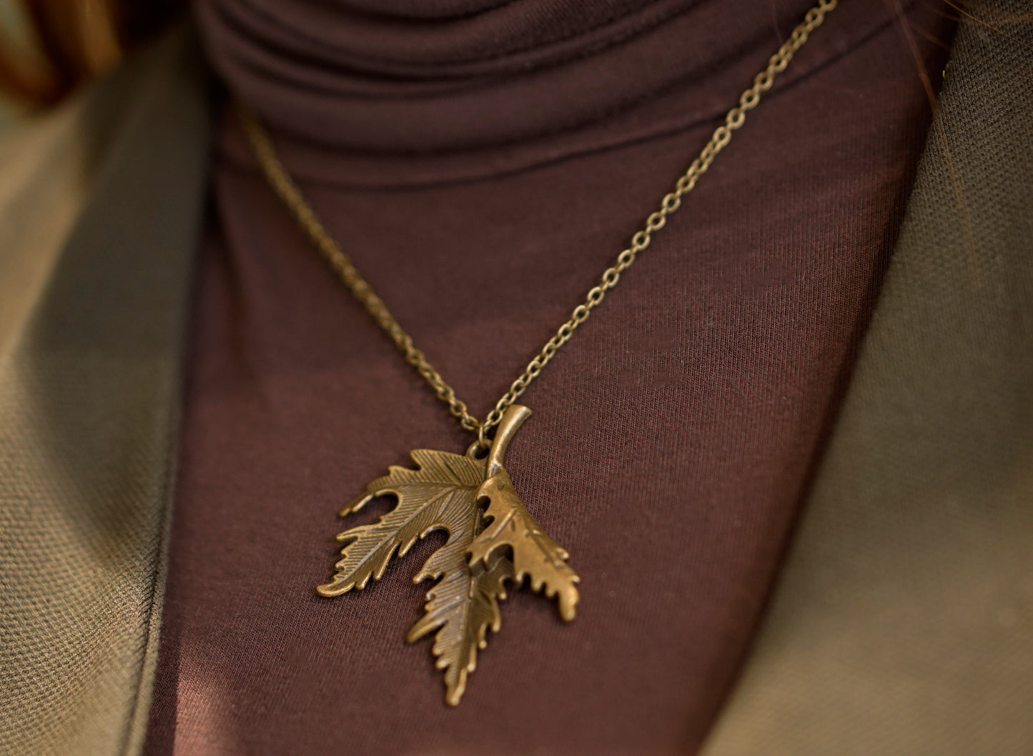 Maple Leaf Necklace