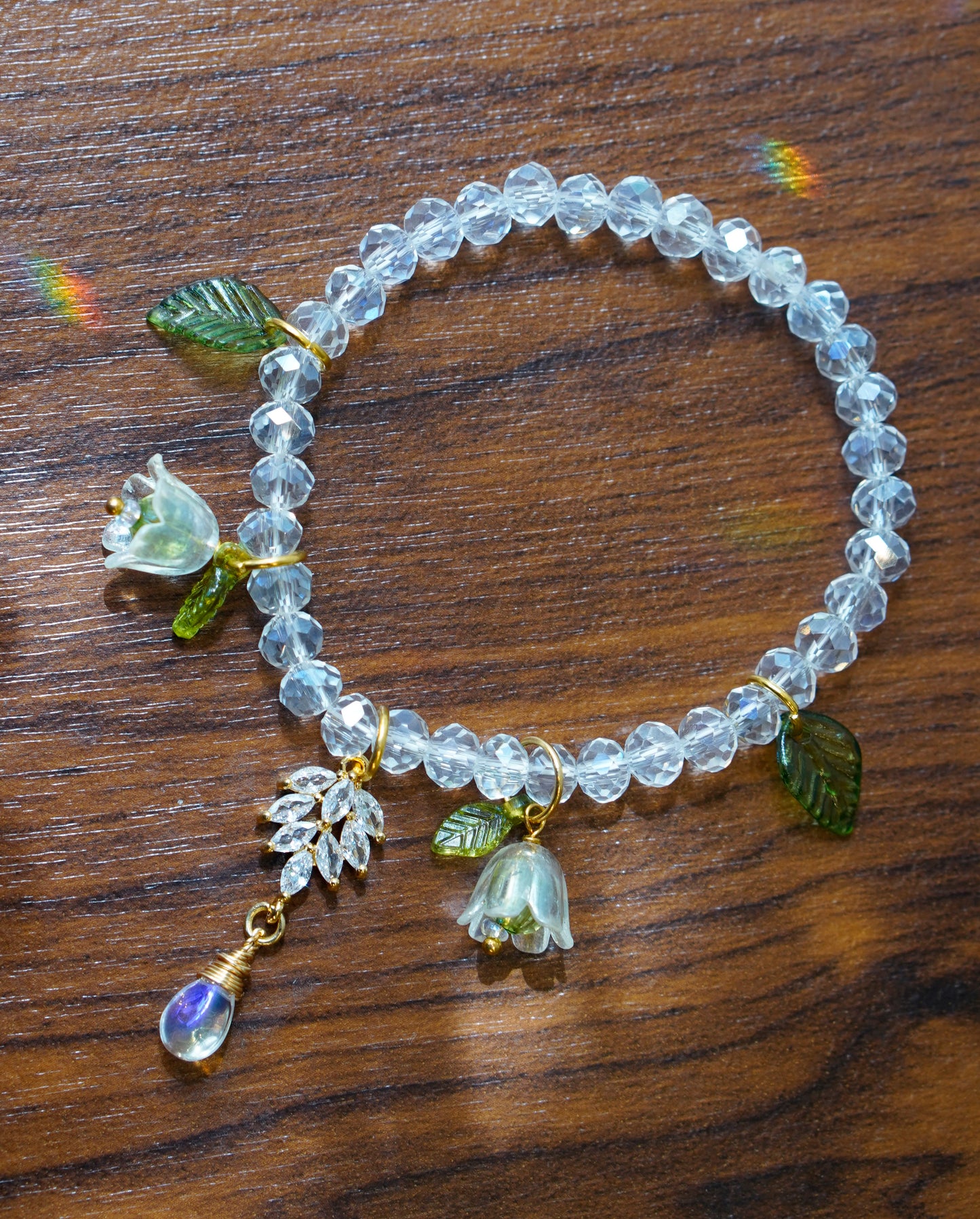 Fae Flower Bracelet | Clear