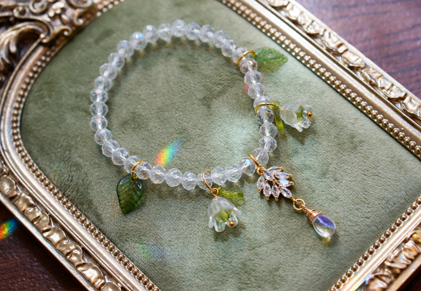 Fae Flower Bracelet | Clear