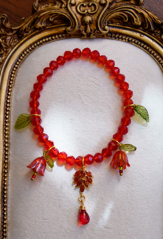 Fae Flowe Bracelet | Red