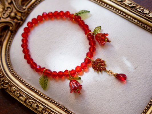 Fae Flowe Bracelet | Red