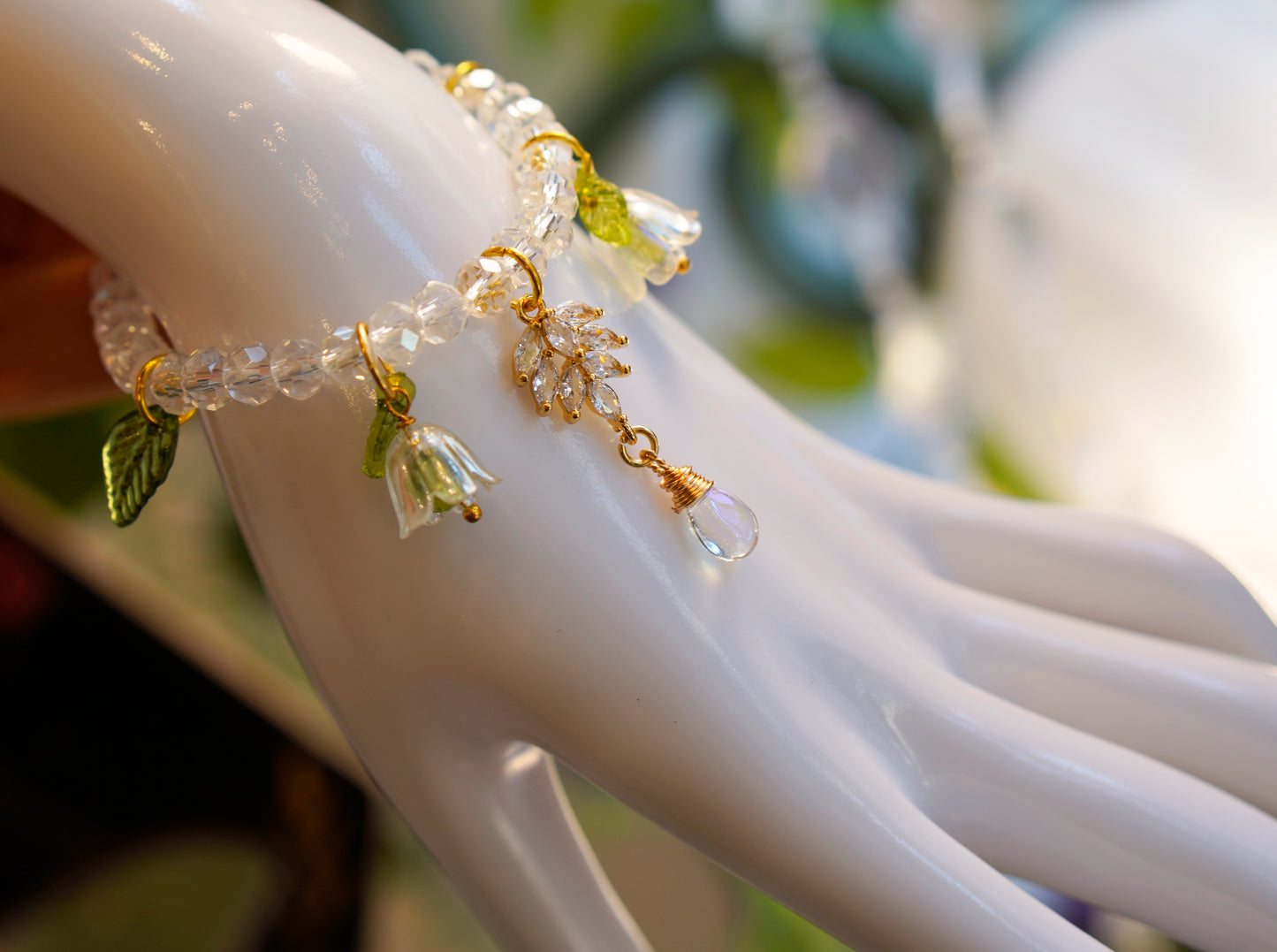 Fae Flower Bracelet | Clear