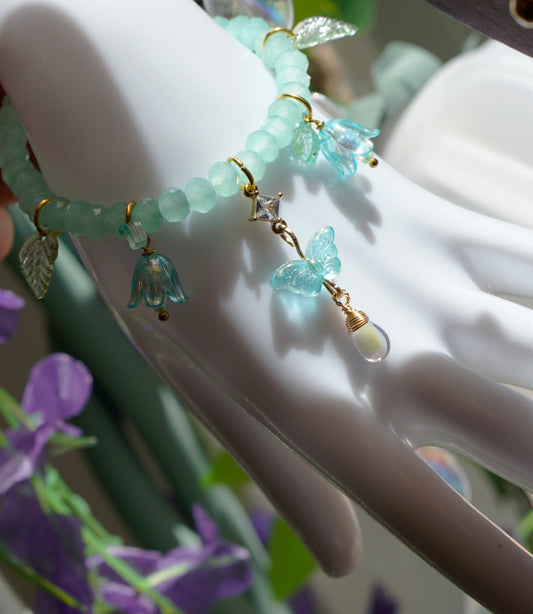 Flower Fae Bracelet | Aqua
