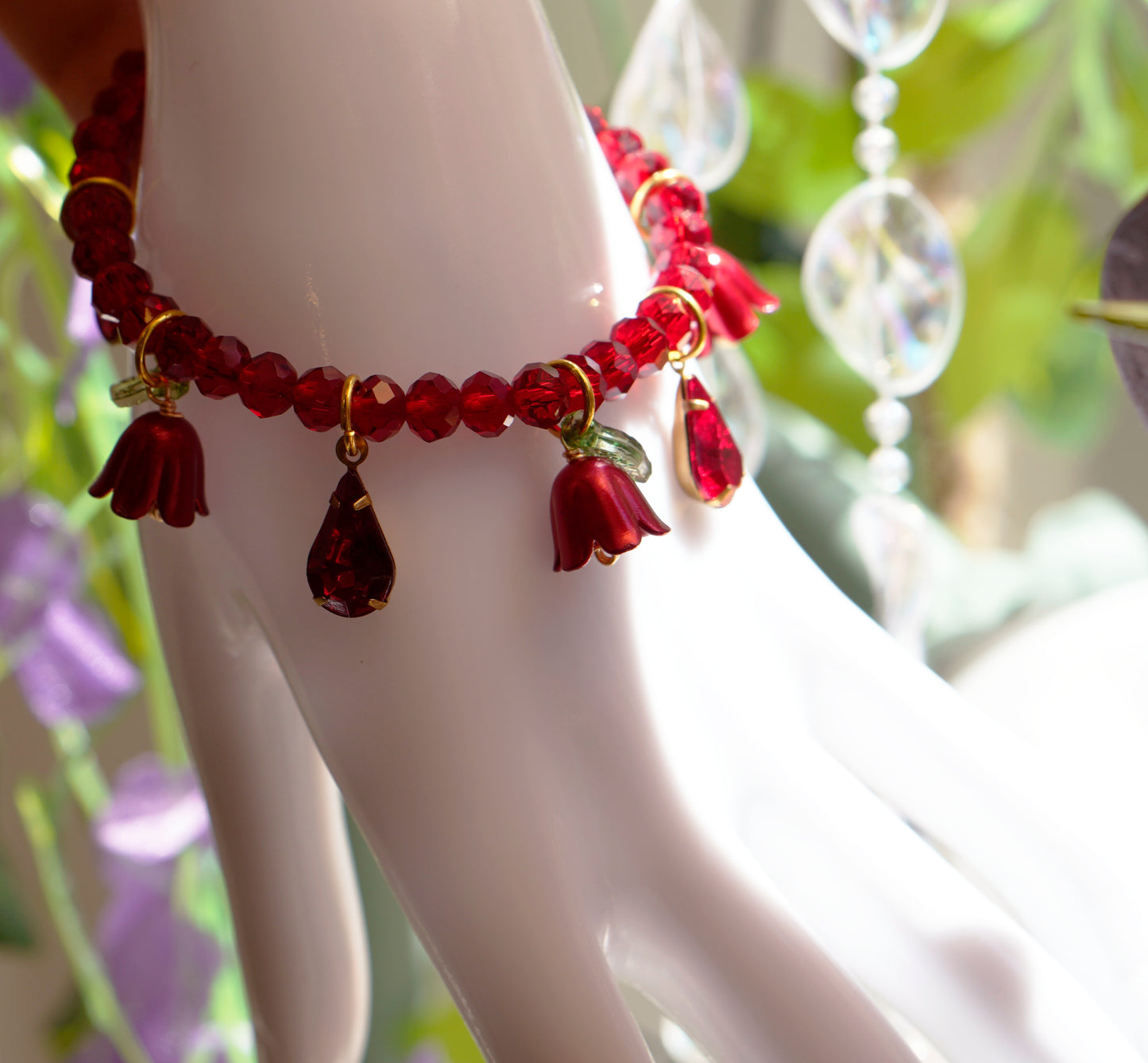 Flower Fae Bracelet | Scarlet