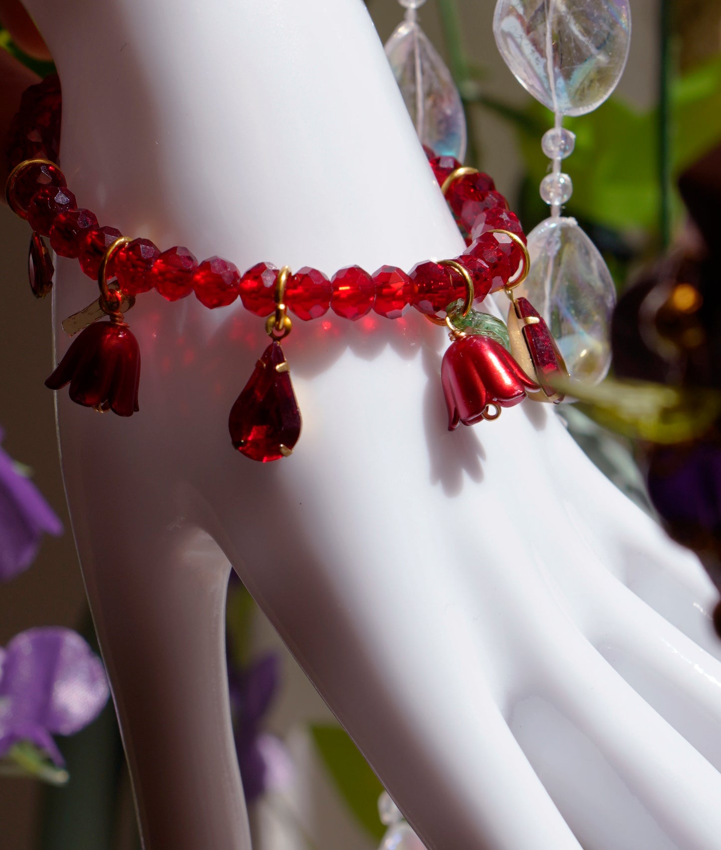 Flower Fae Bracelet | Scarlet