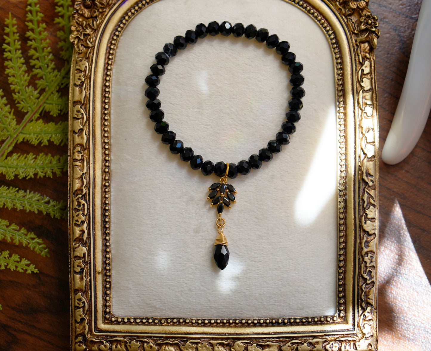 Flower Fae Bracelet | Onyx