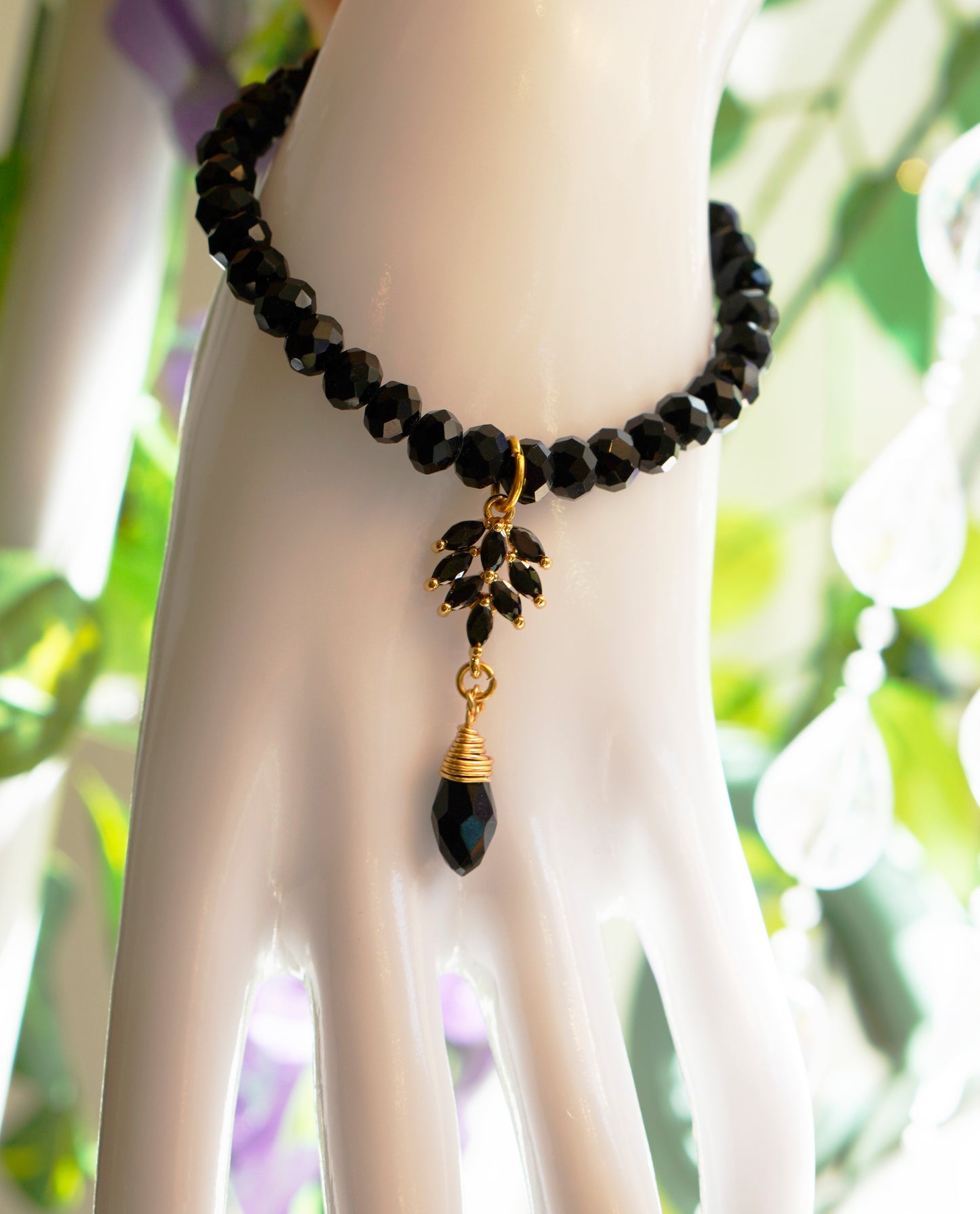 Flower Fae Bracelet | Onyx