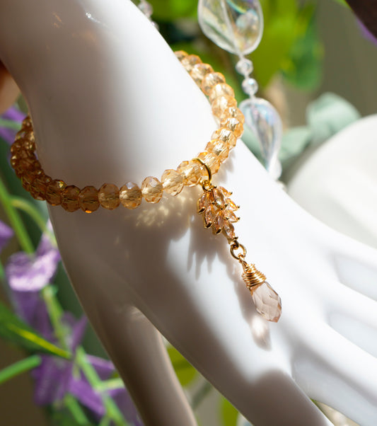 Flower Fae Bracelet | Champagne