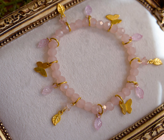Butterfly Fae Bracelet  | Pink