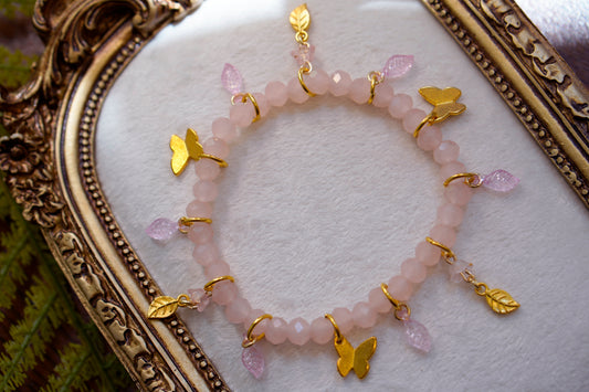 Butterfly Fae Bracelet  | Pink