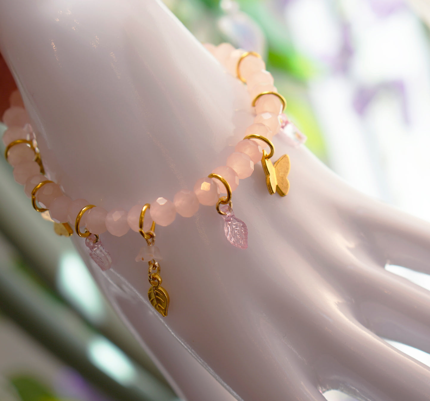 Butterfly Fae Bracelet  | Pink