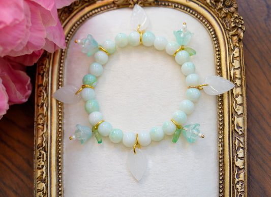 Flower Fae Chunky Bracelet | Minty