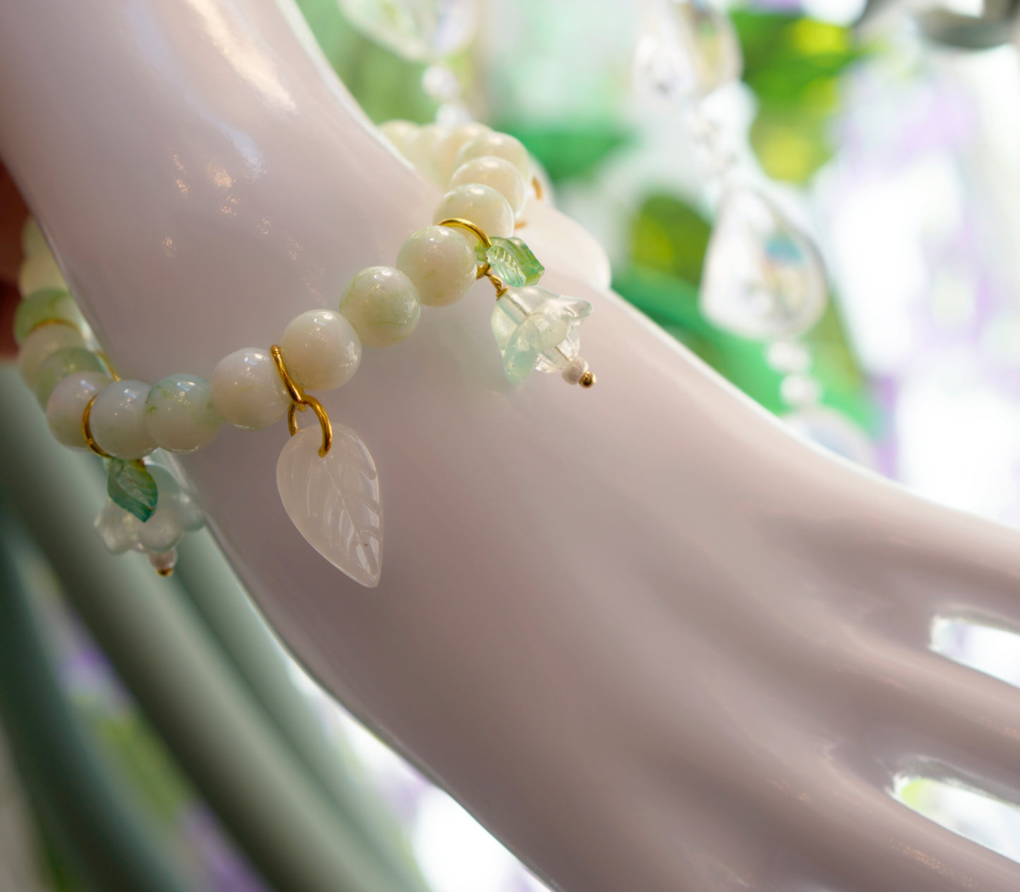 Flower Fae Chunky Bracelet | Minty