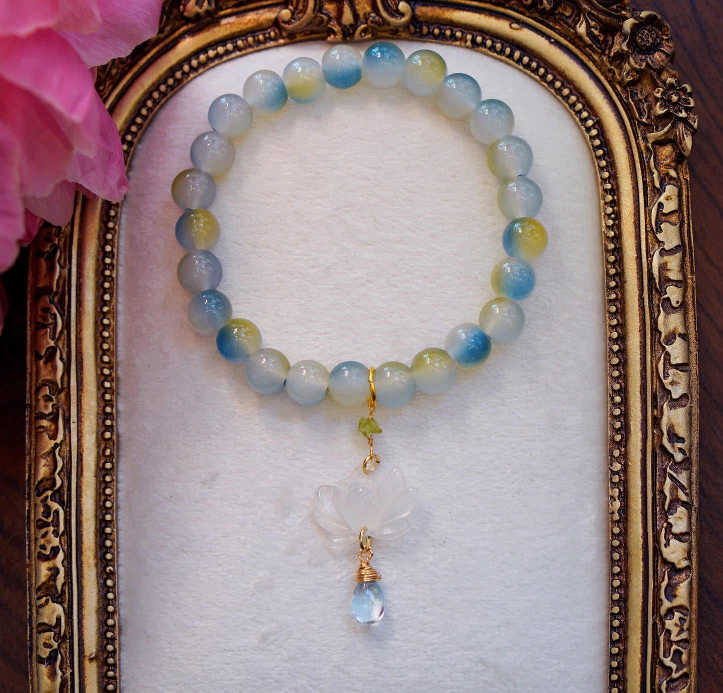 Lotus Fae Bracelet |  Green Blue
