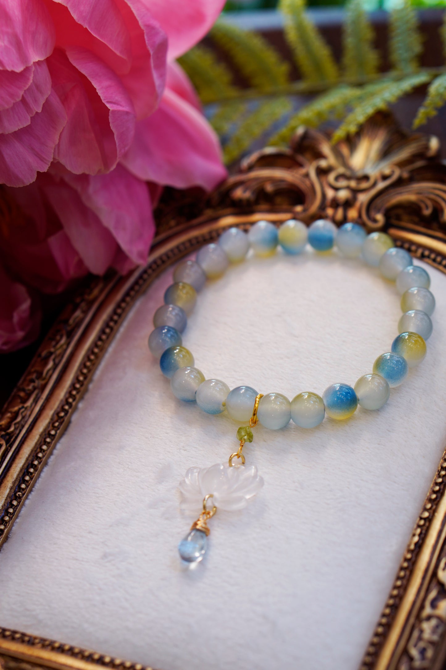 Lotus Fae Bracelet |  Green Blue