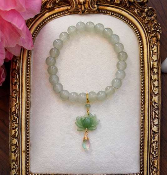 Lotus Fae Bracelet | Jade