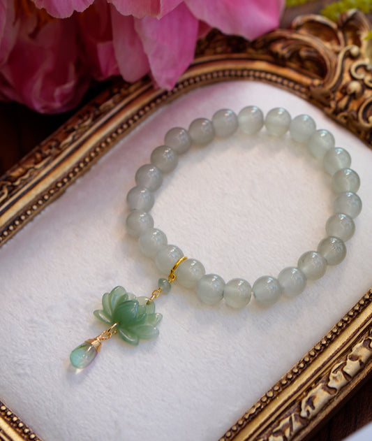 Lotus Fae Bracelet | Jade