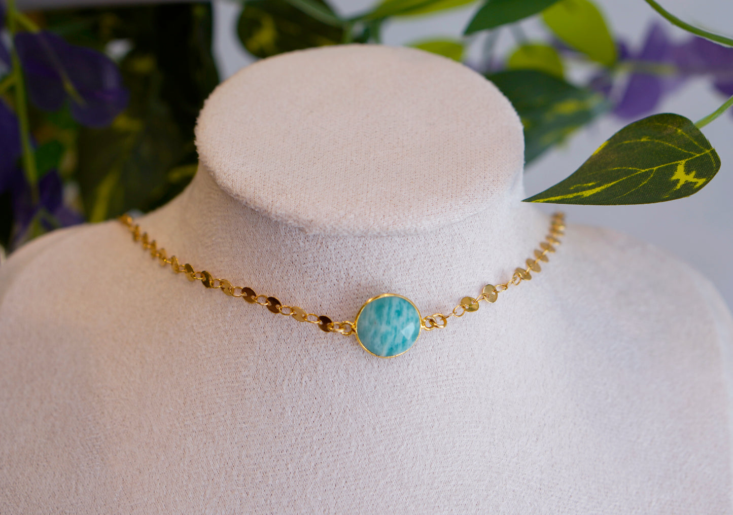 Amazonite Choker | Chain