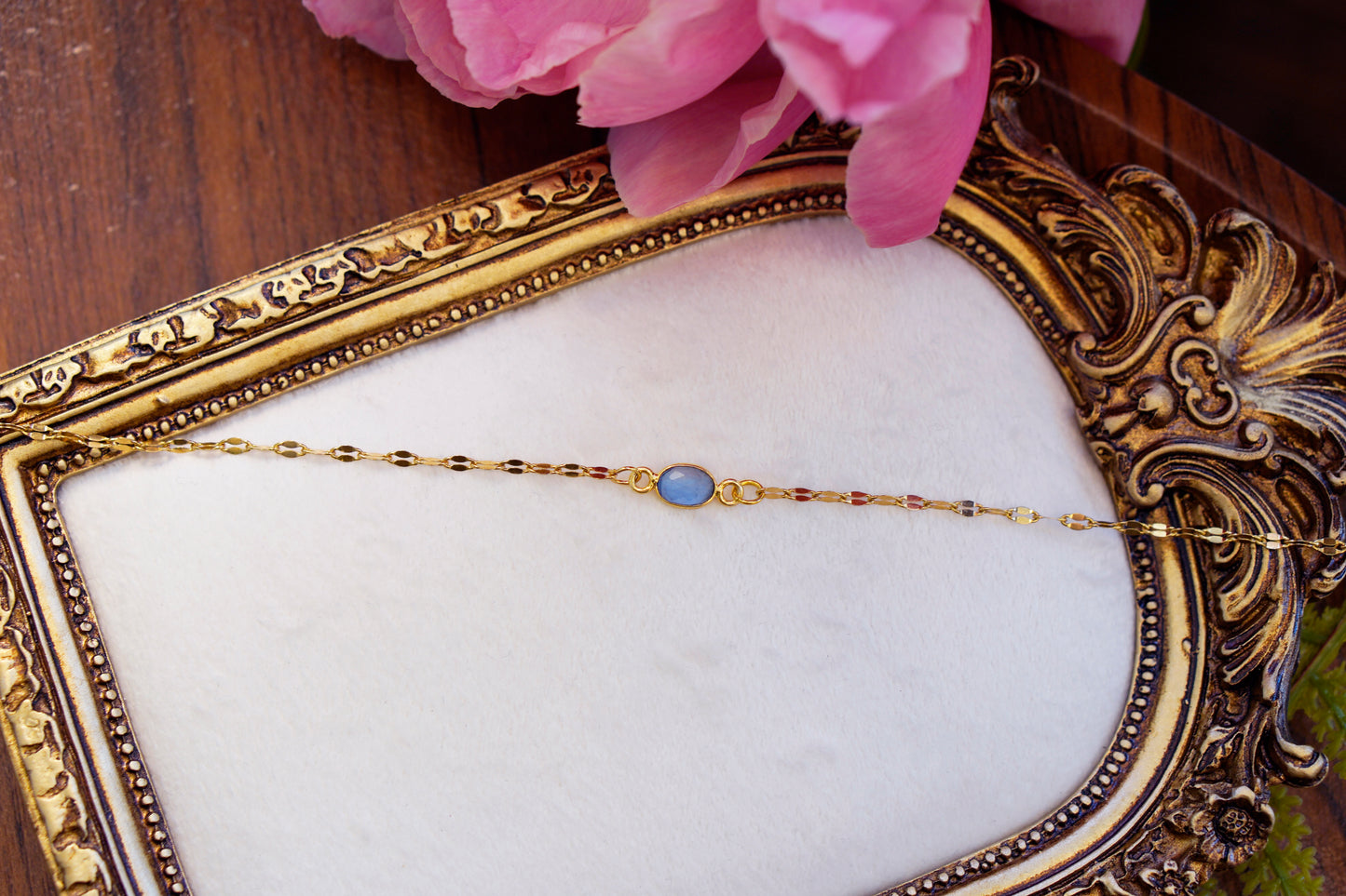 Kyanite & Sapphire  Choker