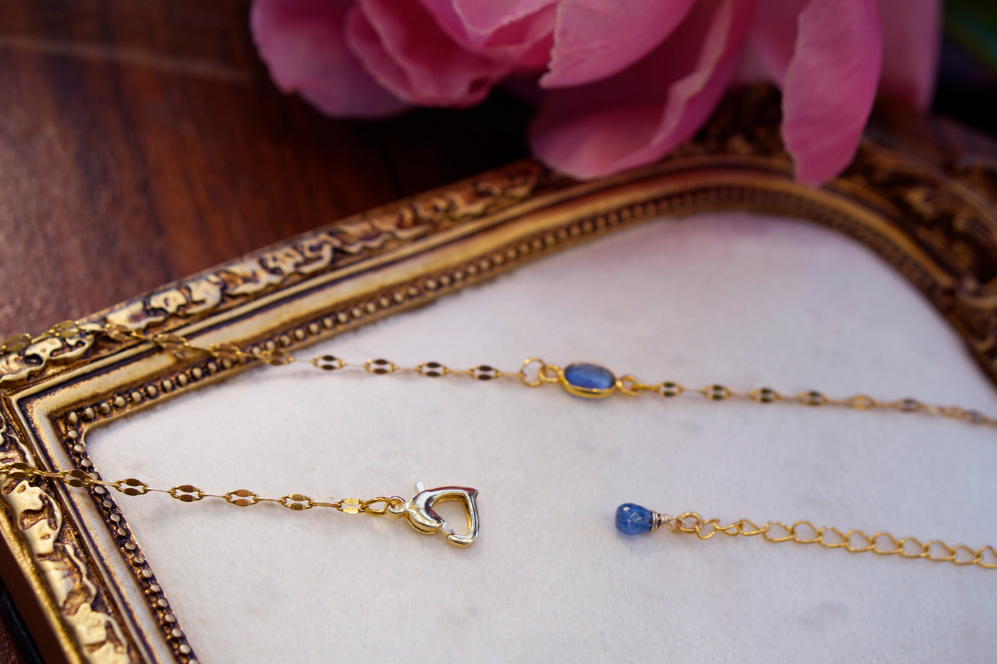 Kyanite & Sapphire  Choker