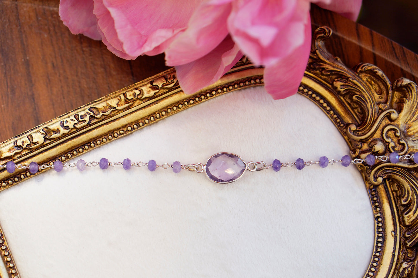 Amethyst  Choker | Rosary