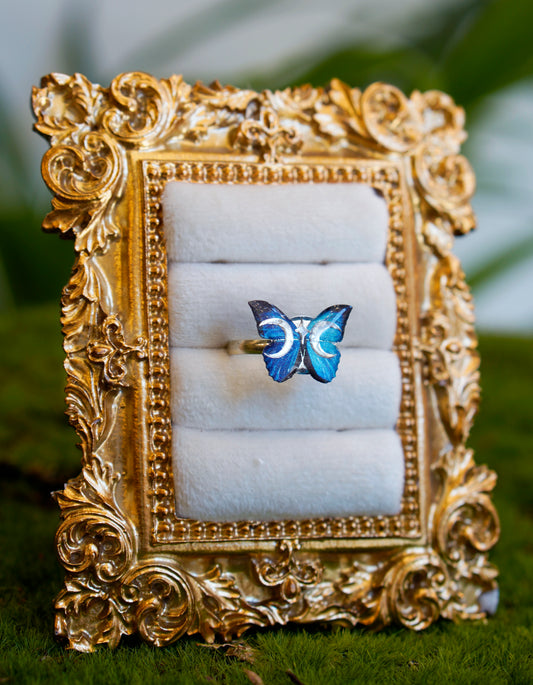 Morpho Butterfly Ring