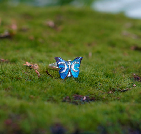 Morpho Butterfly Ring