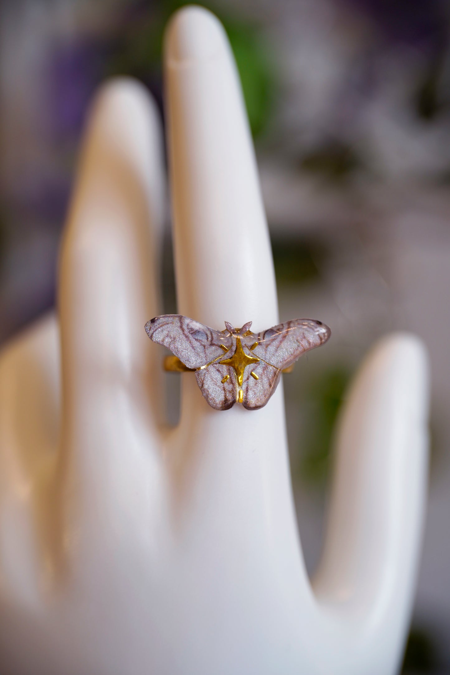 Empress Moth Ring