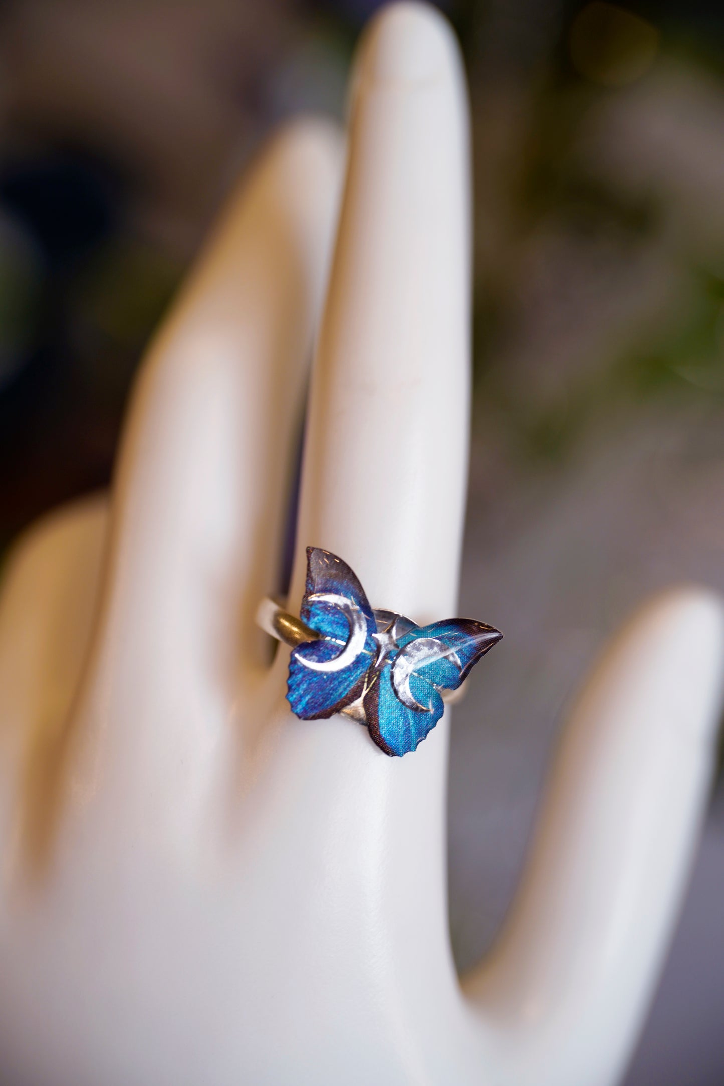Morpho Butterfly Ring