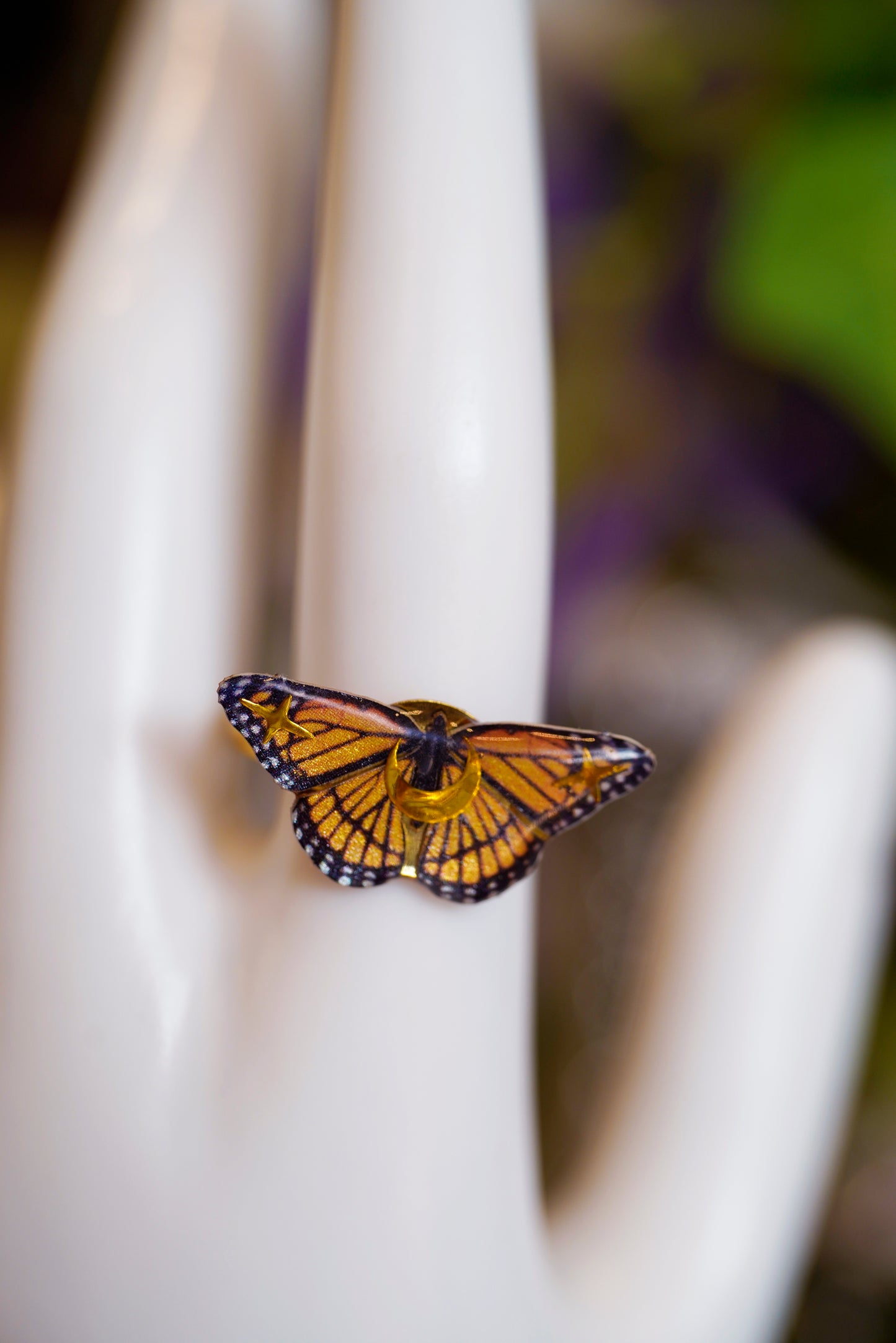 Monarch Butterfly Ring