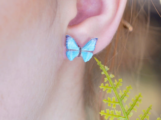 Zephyritis Butterfly Studs
