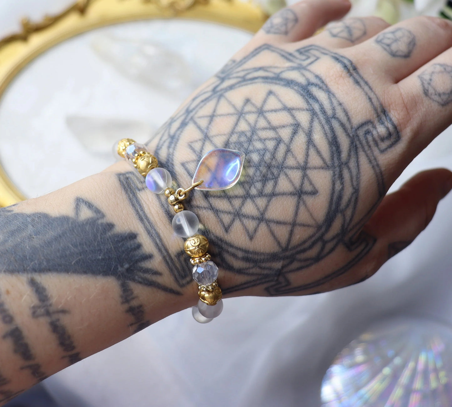 Opalescent Petal Fairy Bracelet