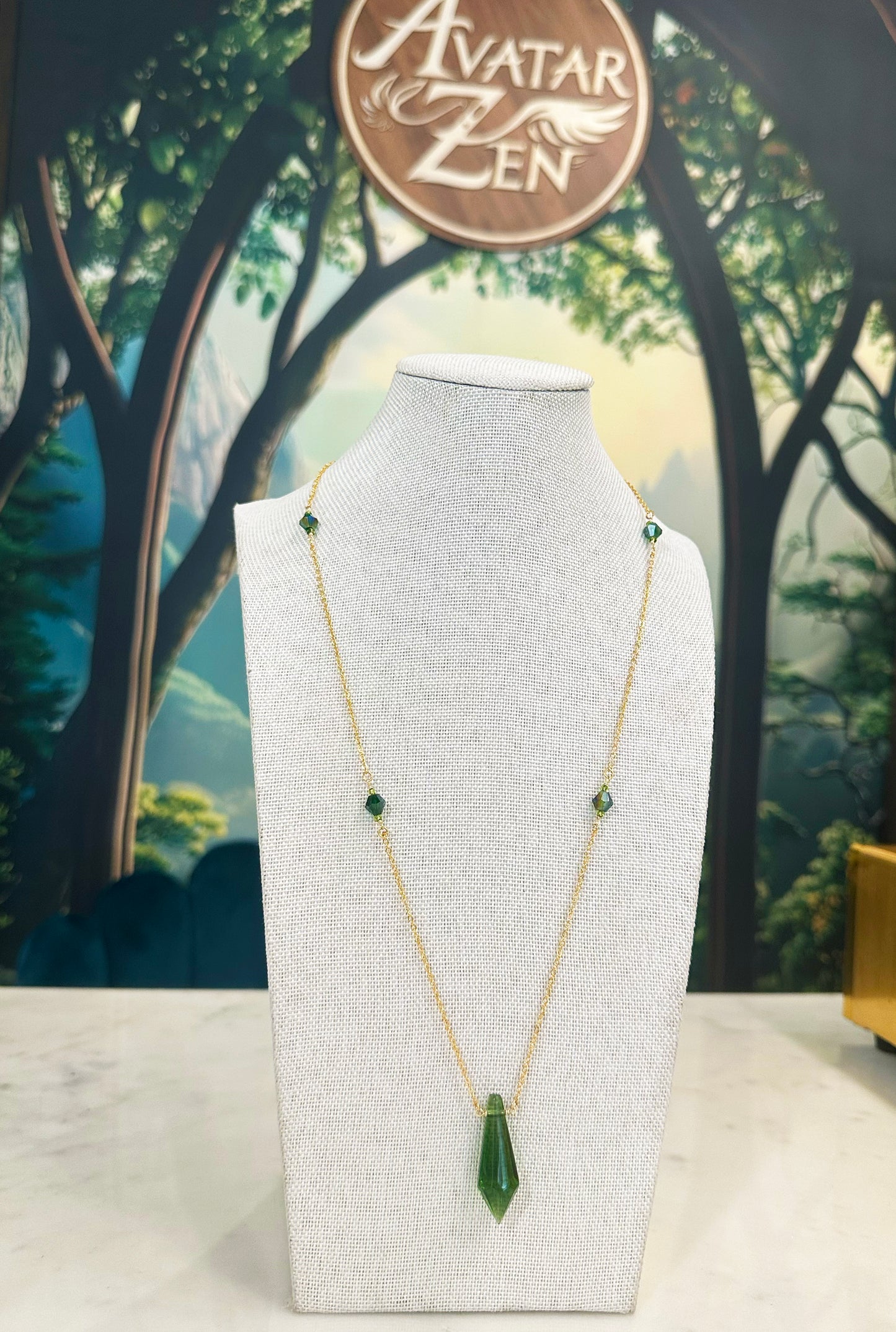 Green Prism Necklace