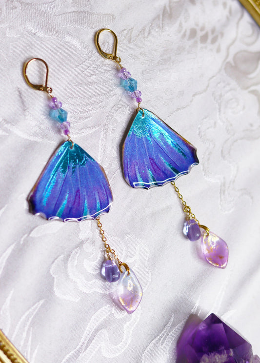 Aurora Morpho Fae Earrings
