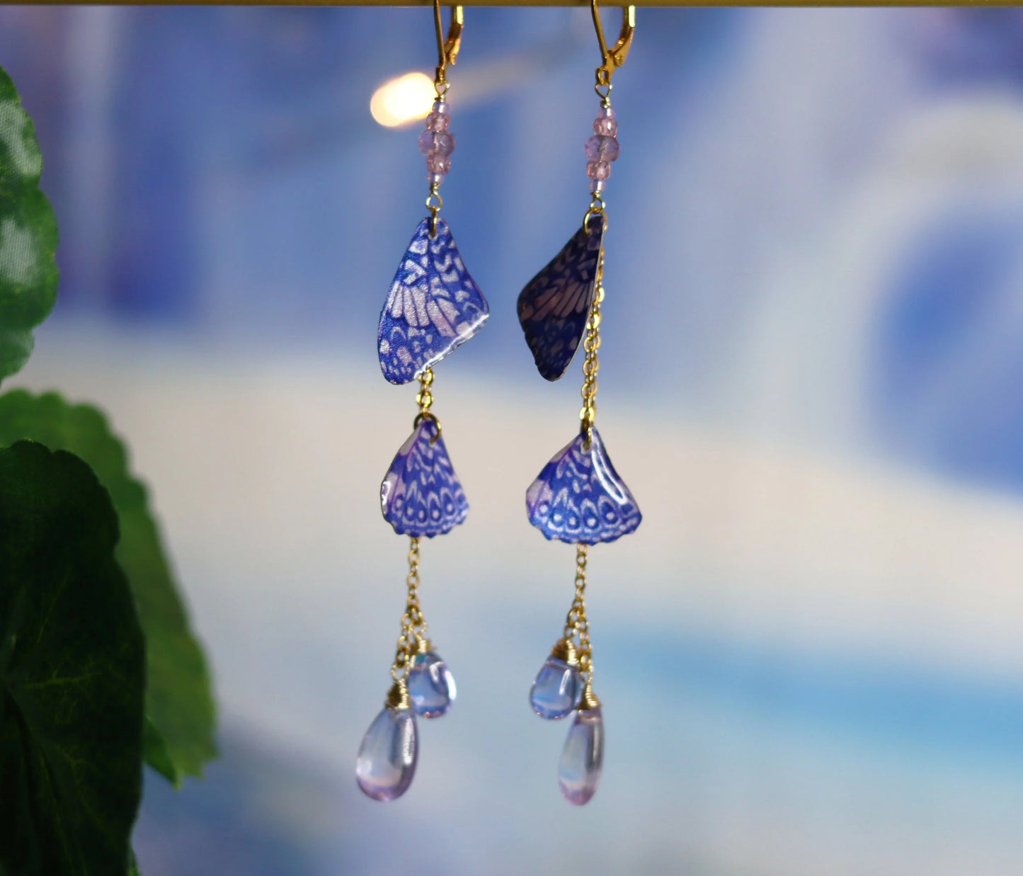 Hamadryas amphinome Fae Earrings
