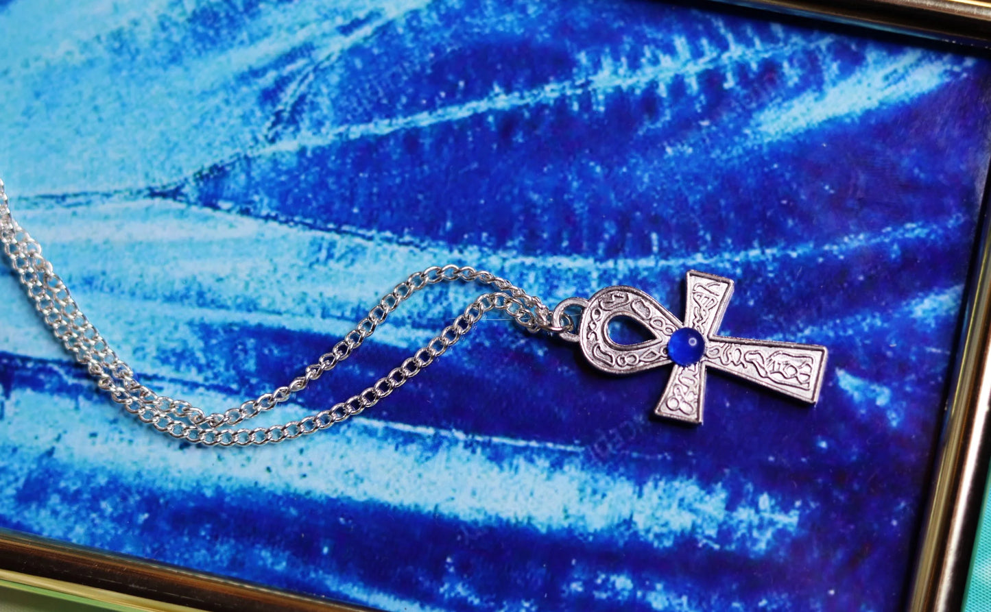 Ankh Silver Necklace